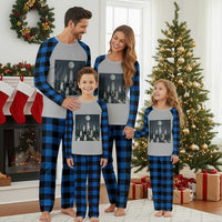Fresno Nightkittens Nightcrawler Plaid Pajama Set Funny Horror Cat Cryptid Lover Gift - Wonder Print Shop