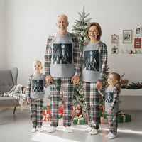 Fresno Nightkittens Nightcrawler Plaid Pajama Set Funny Horror Cat Cryptid Lover Gift - Wonder Print Shop