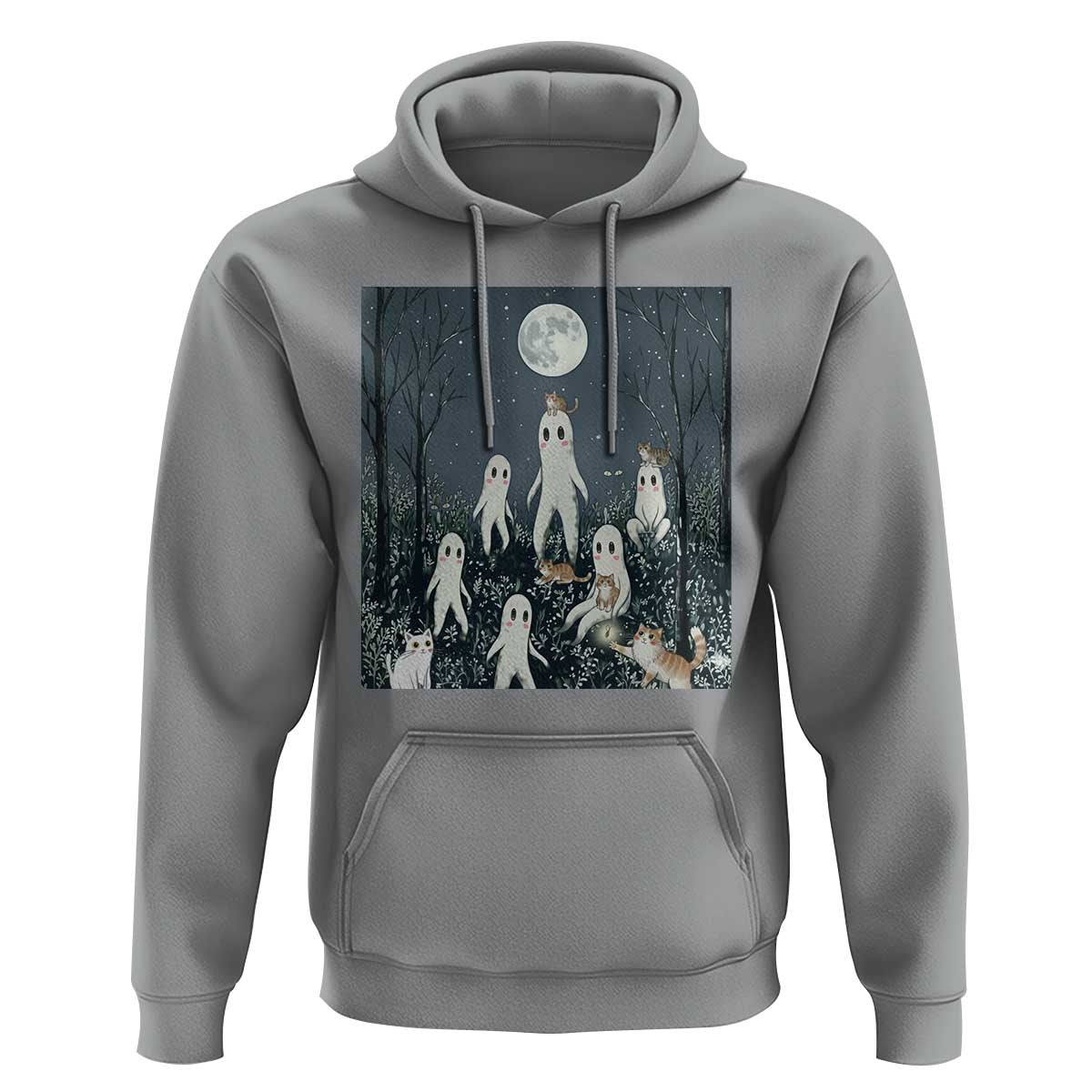 Fresno Nightkittens Nightcrawler Hoodie Funny Horror Cat Cryptid Lover Gift - Wonder Print Shop
