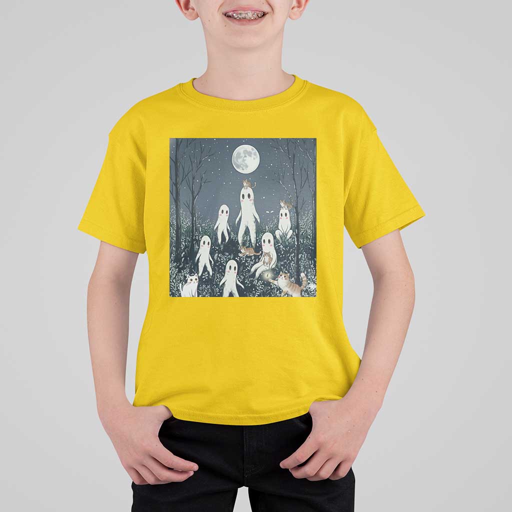 Fresno Nightkittens Nightcrawler T Shirt For Kid Funny Horror Cat Cryptid Lover Gift - Wonder Print Shop