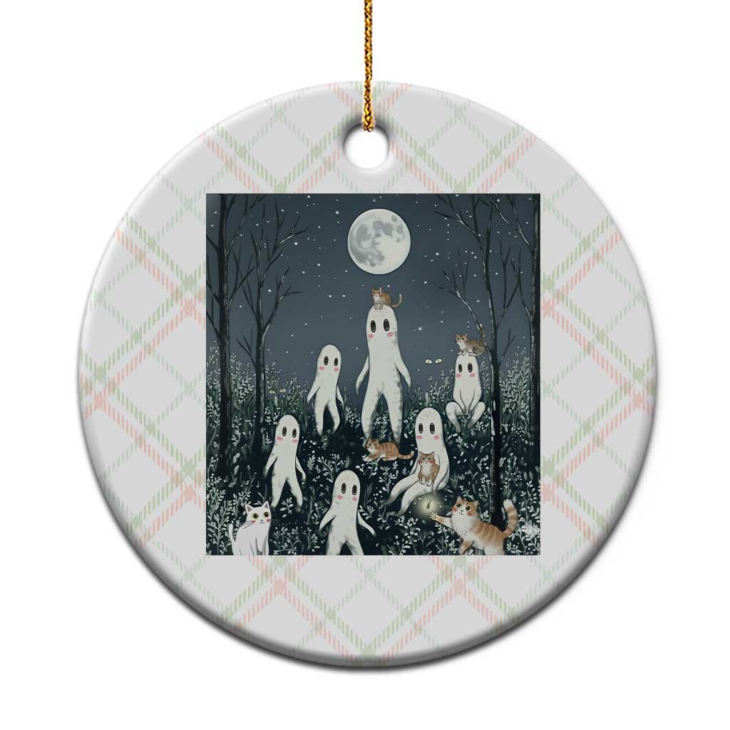 Fresno Nightkittens Nightcrawler Ceramic Ornament Funny Horror Cat Cryptid Lover Gift - Wonder Print Shop