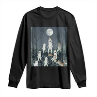 Fresno Nightkittens Nightcrawler Long Sleeve Shirt Funny Horror Cat Cryptid Lover Gift - Wonder Print Shop