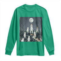 Fresno Nightkittens Nightcrawler Long Sleeve Shirt Funny Horror Cat Cryptid Lover Gift - Wonder Print Shop