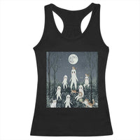 Fresno Nightkittens Nightcrawler Racerback Tank Top Funny Horror Cat Cryptid Lover Gift - Wonder Print Shop