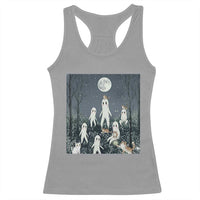 Fresno Nightkittens Nightcrawler Racerback Tank Top Funny Horror Cat Cryptid Lover Gift - Wonder Print Shop
