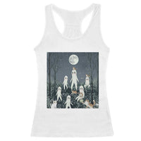 Fresno Nightkittens Nightcrawler Racerback Tank Top Funny Horror Cat Cryptid Lover Gift - Wonder Print Shop