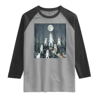 Fresno Nightkittens Nightcrawler Raglan Shirt Funny Horror Cat Cryptid Lover Gift - Wonder Print Shop