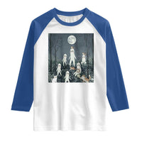 Fresno Nightkittens Nightcrawler Raglan Shirt Funny Horror Cat Cryptid Lover Gift - Wonder Print Shop