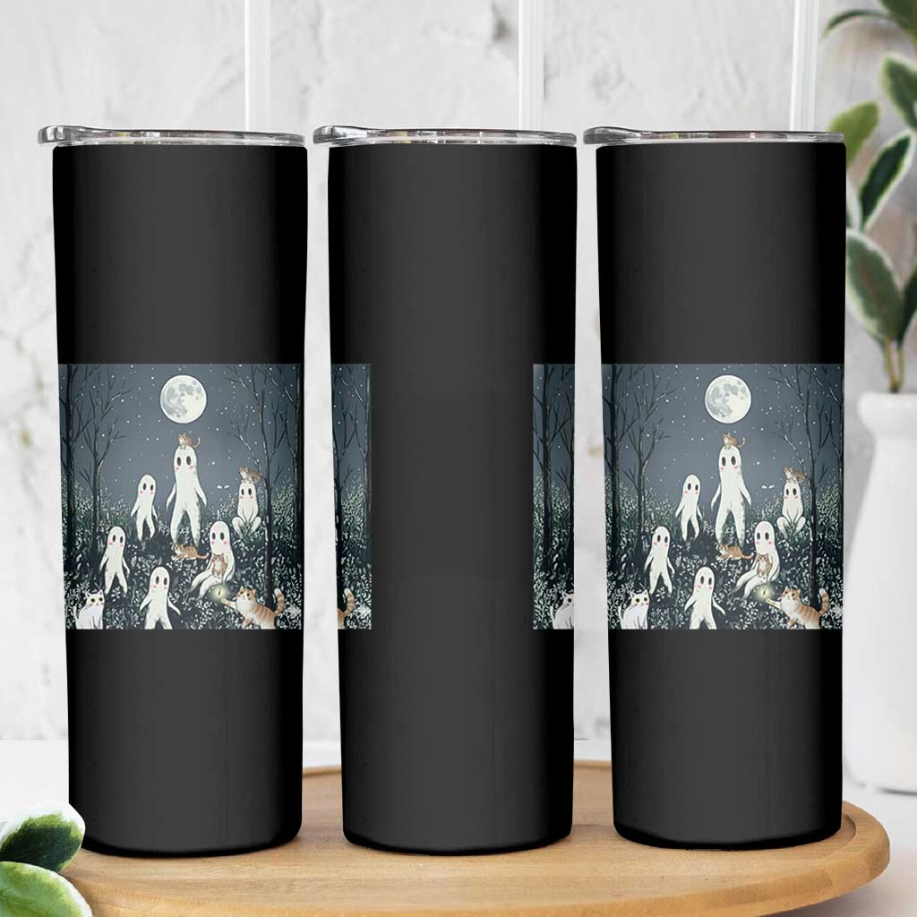 Fresno Nightkittens Nightcrawler Skinny Tumbler Funny Horror Cat Cryptid Lover Gift - Wonder Print Shop