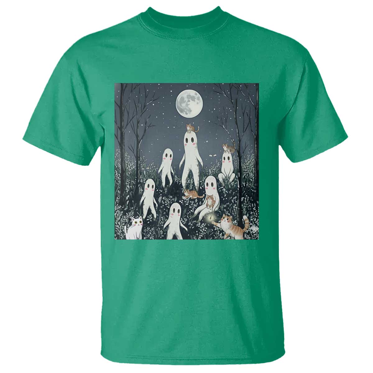 Fresno Nightkittens Nightcrawler T Shirt Funny Horror Cat Cryptid Lover Gift - Wonder Print Shop