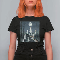 Fresno Nightkittens Nightcrawler T Shirt For Women Funny Horror Cat Cryptid Lover Gift - Wonder Print Shop