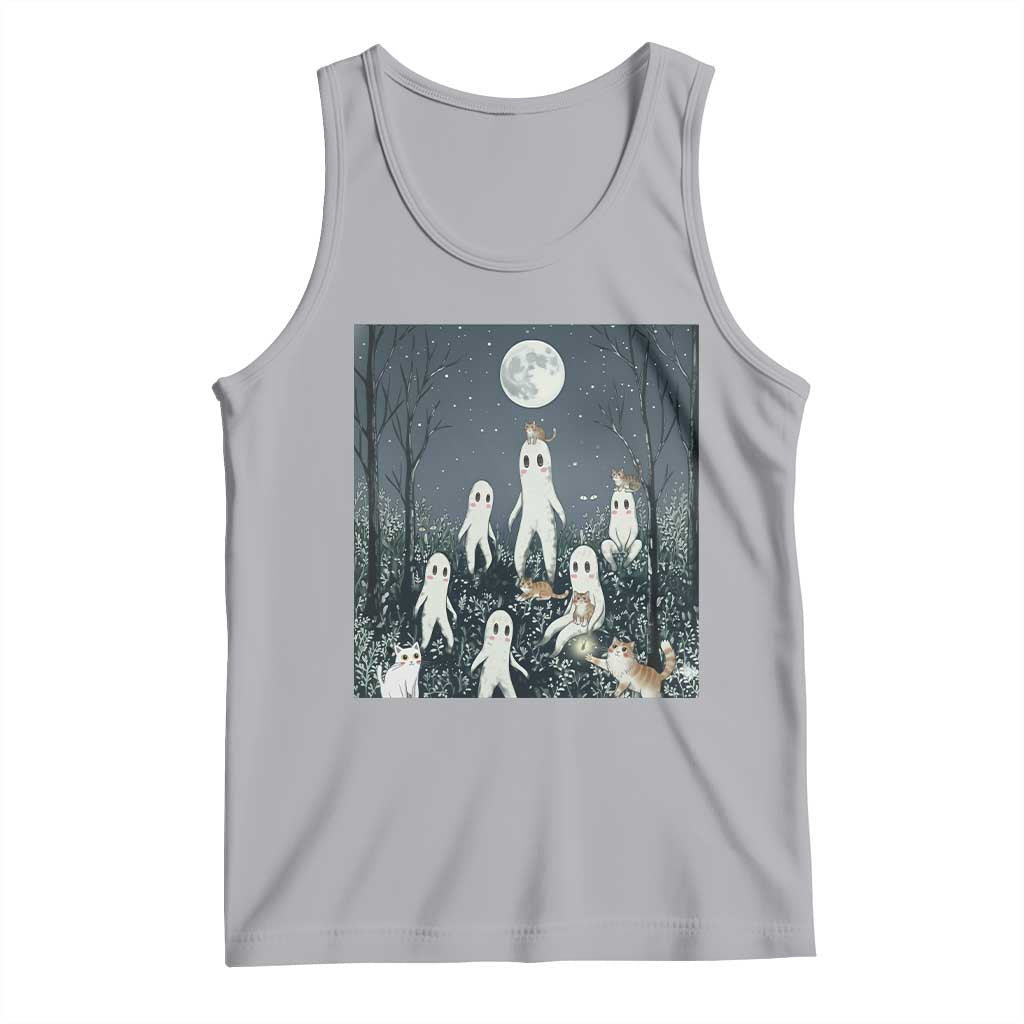 Fresno Nightkittens Nightcrawler Tank Top Funny Horror Cat Cryptid Lover Gift - Wonder Print Shop