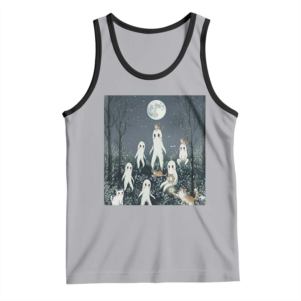 Fresno Nightkittens Nightcrawler Tank Top Funny Horror Cat Cryptid Lover Gift - Wonder Print Shop
