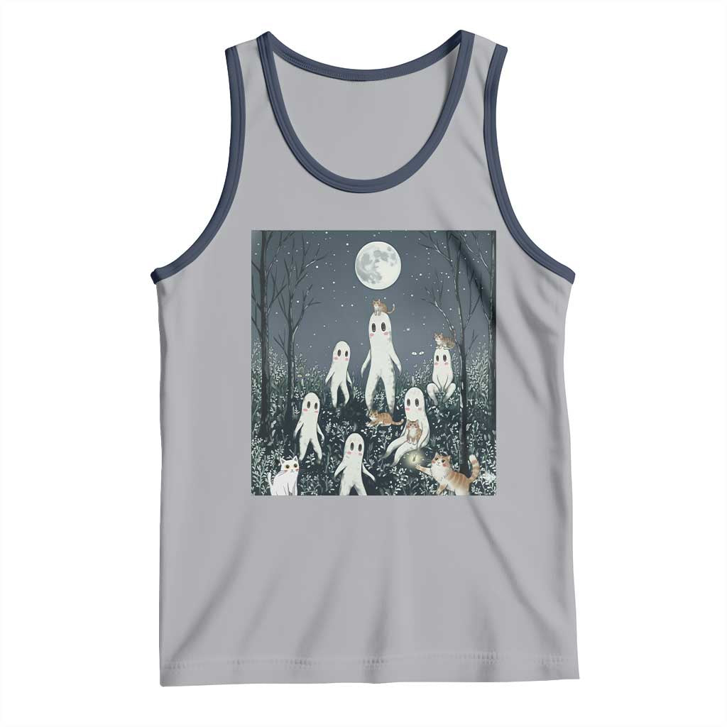 Fresno Nightkittens Nightcrawler Tank Top Funny Horror Cat Cryptid Lover Gift - Wonder Print Shop