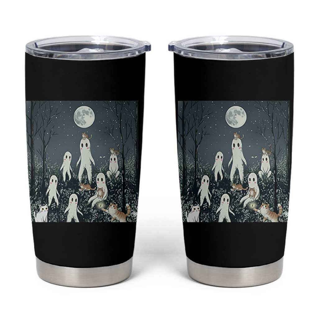 Fresno Nightkittens Nightcrawler Tumbler Cup Funny Horror Cat Cryptid Lover Gift - Wonder Print Shop