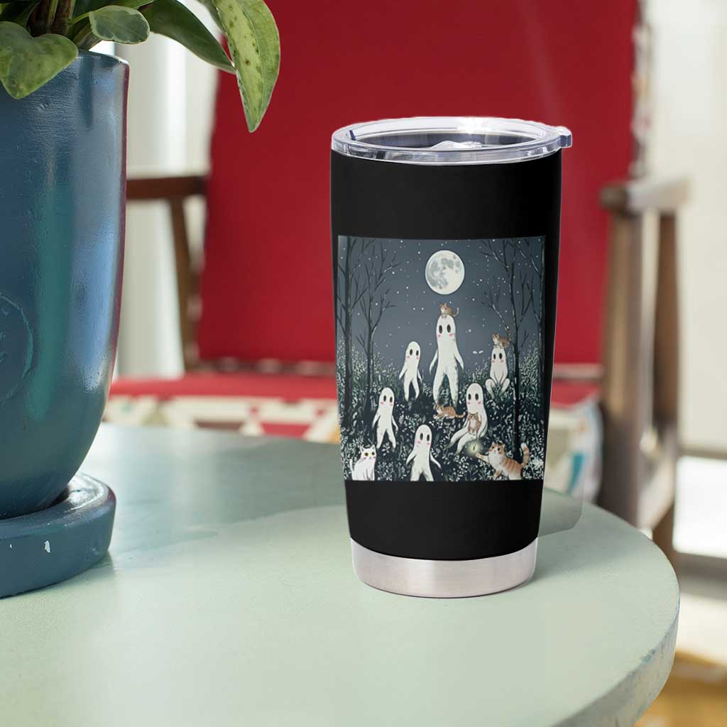 Fresno Nightkittens Nightcrawler Tumbler Cup Funny Horror Cat Cryptid Lover Gift - Wonder Print Shop