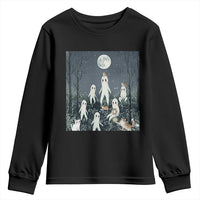 Fresno Nightkittens Nightcrawler Youth Sweatshirt Funny Horror Cat Cryptid Lover Gift - Wonder Print Shop