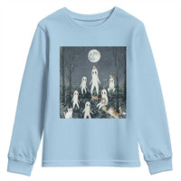 Fresno Nightkittens Nightcrawler Youth Sweatshirt Funny Horror Cat Cryptid Lover Gift - Wonder Print Shop