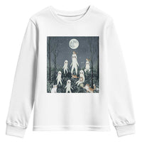 Fresno Nightkittens Nightcrawler Youth Sweatshirt Funny Horror Cat Cryptid Lover Gift - Wonder Print Shop