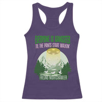 Fresno Nightcrawler Racerback Tank Top Everyone Is Gangster Til The Pants Start Walkin - Wonder Print Shop