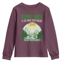 Fresno Nightcrawler Youth Sweatshirt Everyone Is Gangster Til The Pants Start Walkin - Wonder Print Shop