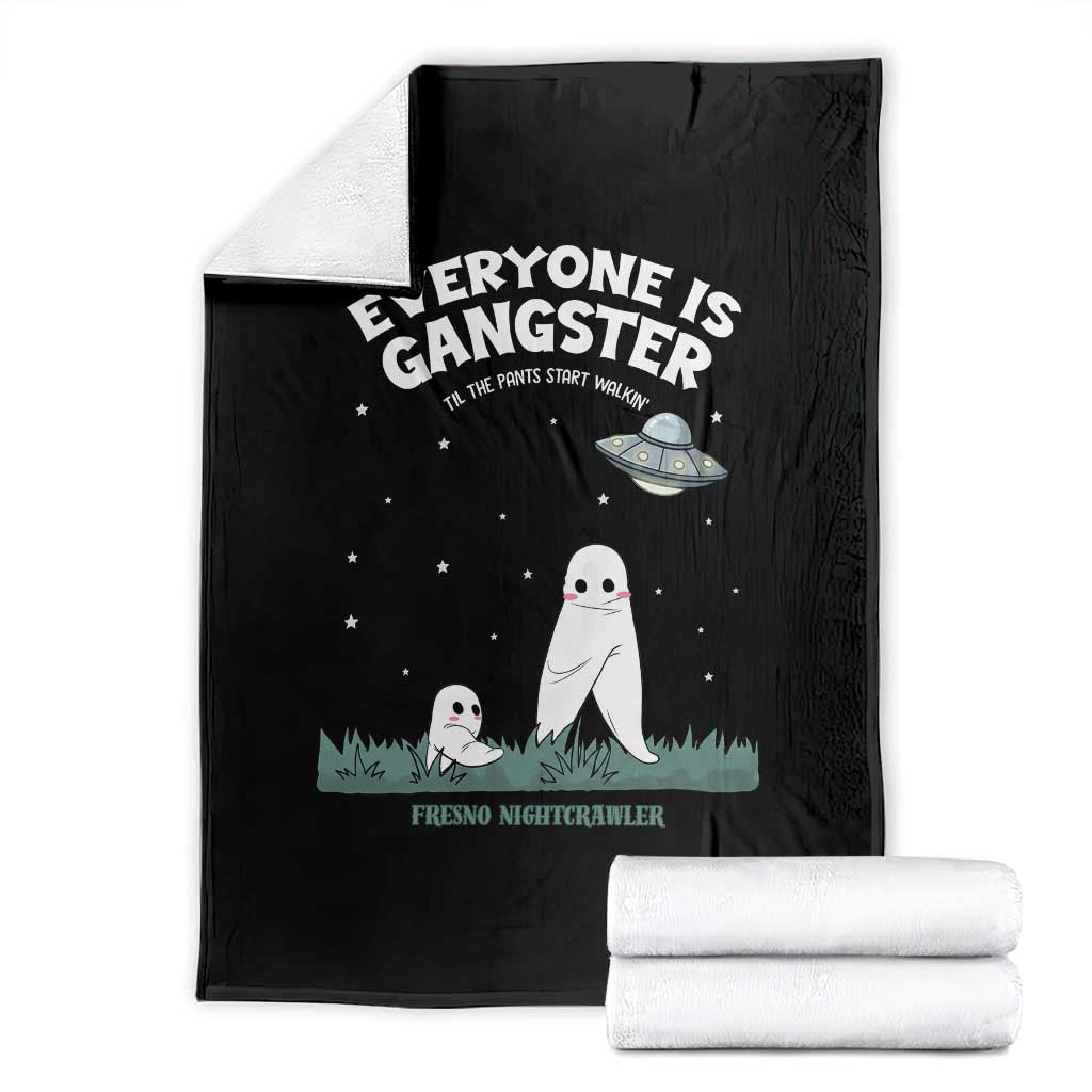 Gangster Til The Pants Start Walkin Nightcrawler Throw Blanket Funny Cryptid Hunter - Wonder Print Shop