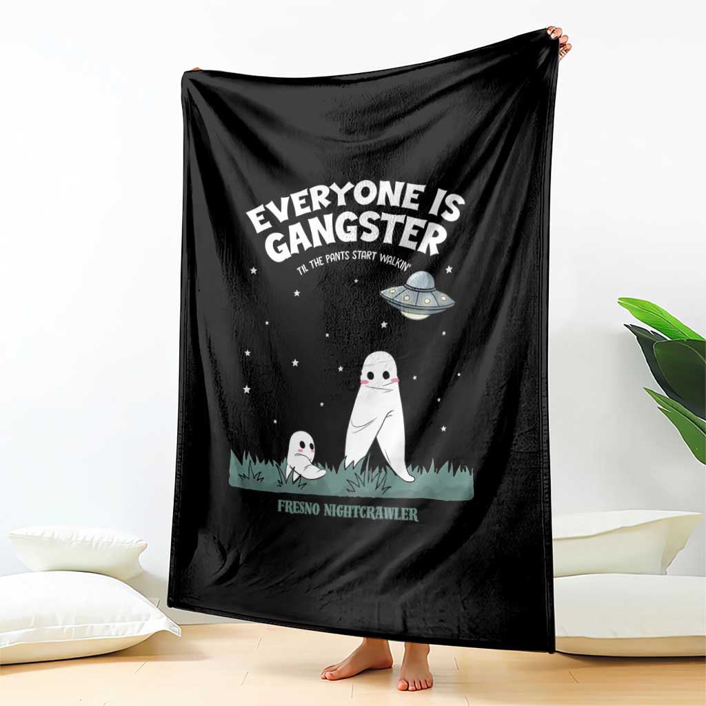 Gangster Til The Pants Start Walkin Nightcrawler Throw Blanket Funny Cryptid Hunter - Wonder Print Shop