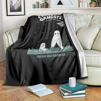 Gangster Til The Pants Start Walkin Nightcrawler Throw Blanket Funny Cryptid Hunter - Wonder Print Shop