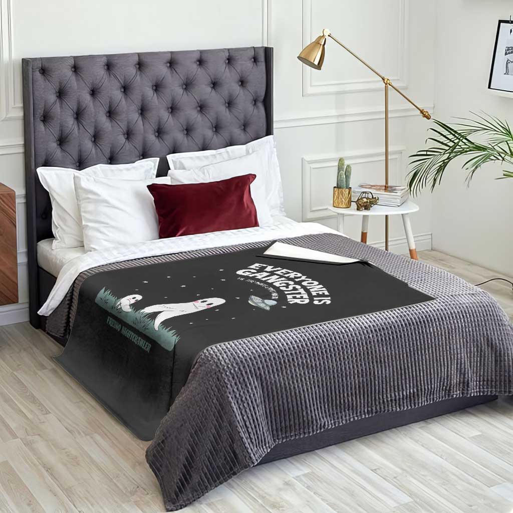 Gangster Til The Pants Start Walkin Nightcrawler Throw Blanket Funny Cryptid Hunter - Wonder Print Shop
