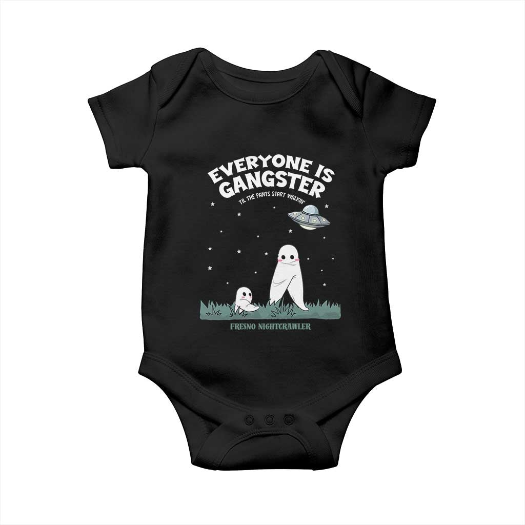 Gangster Til The Pants Start Walkin Nightcrawler Baby Onesie Funny Cryptid Hunter - Wonder Print Shop