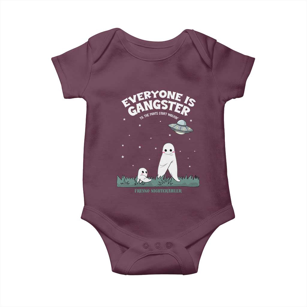 Gangster Til The Pants Start Walkin Nightcrawler Baby Onesie Funny Cryptid Hunter - Wonder Print Shop