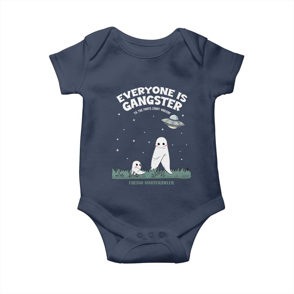 Gangster Til The Pants Start Walkin Nightcrawler Baby Onesie Funny Cryptid Hunter - Wonder Print Shop