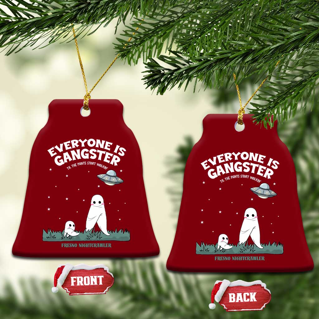 Gangster Til The Pants Start Walkin Nightcrawler Ceramic Ornament Funny Cryptid Hunter - Wonder Print Shop