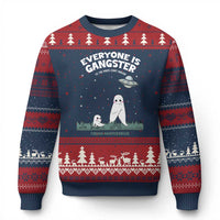 Gangster Til The Pants Start Walkin Nightcrawler Ugly Christmas Sweater Funny Cryptid Hunter - Wonder Print Shop