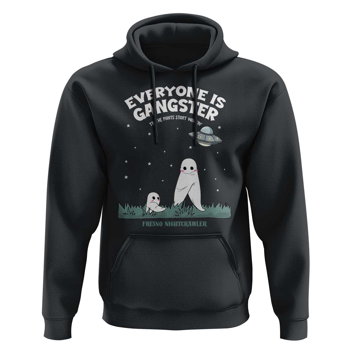 Gangster Til The Pants Start Walkin Nightcrawler Hoodie Funny Cryptid Hunter - Wonder Print Shop