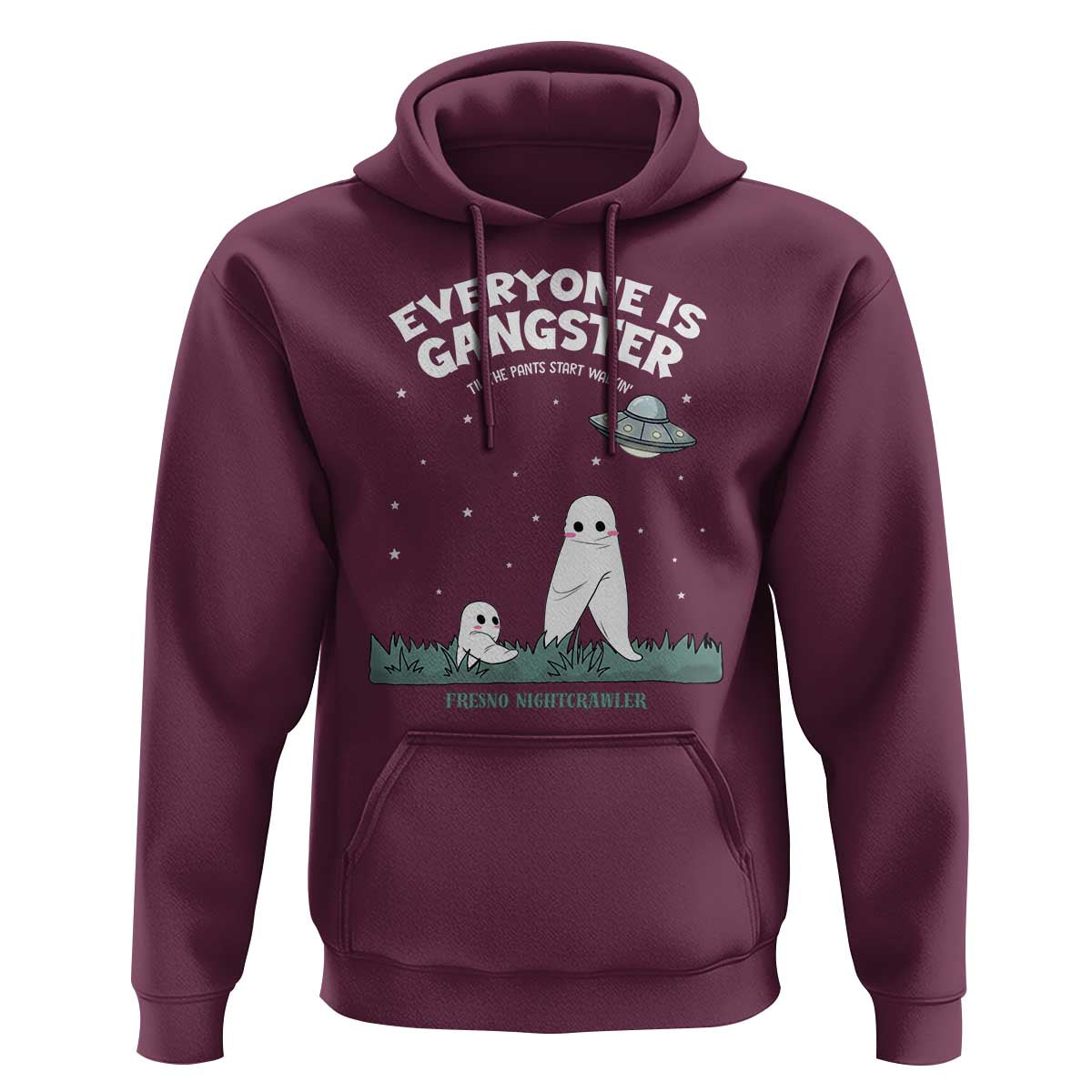 Gangster Til The Pants Start Walkin Nightcrawler Hoodie Funny Cryptid Hunter - Wonder Print Shop