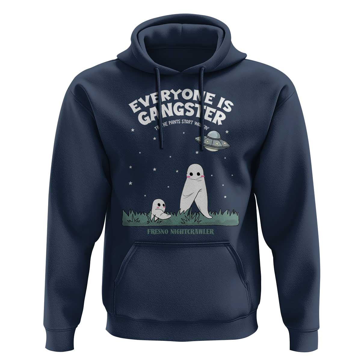 Gangster Til The Pants Start Walkin Nightcrawler Hoodie Funny Cryptid Hunter - Wonder Print Shop