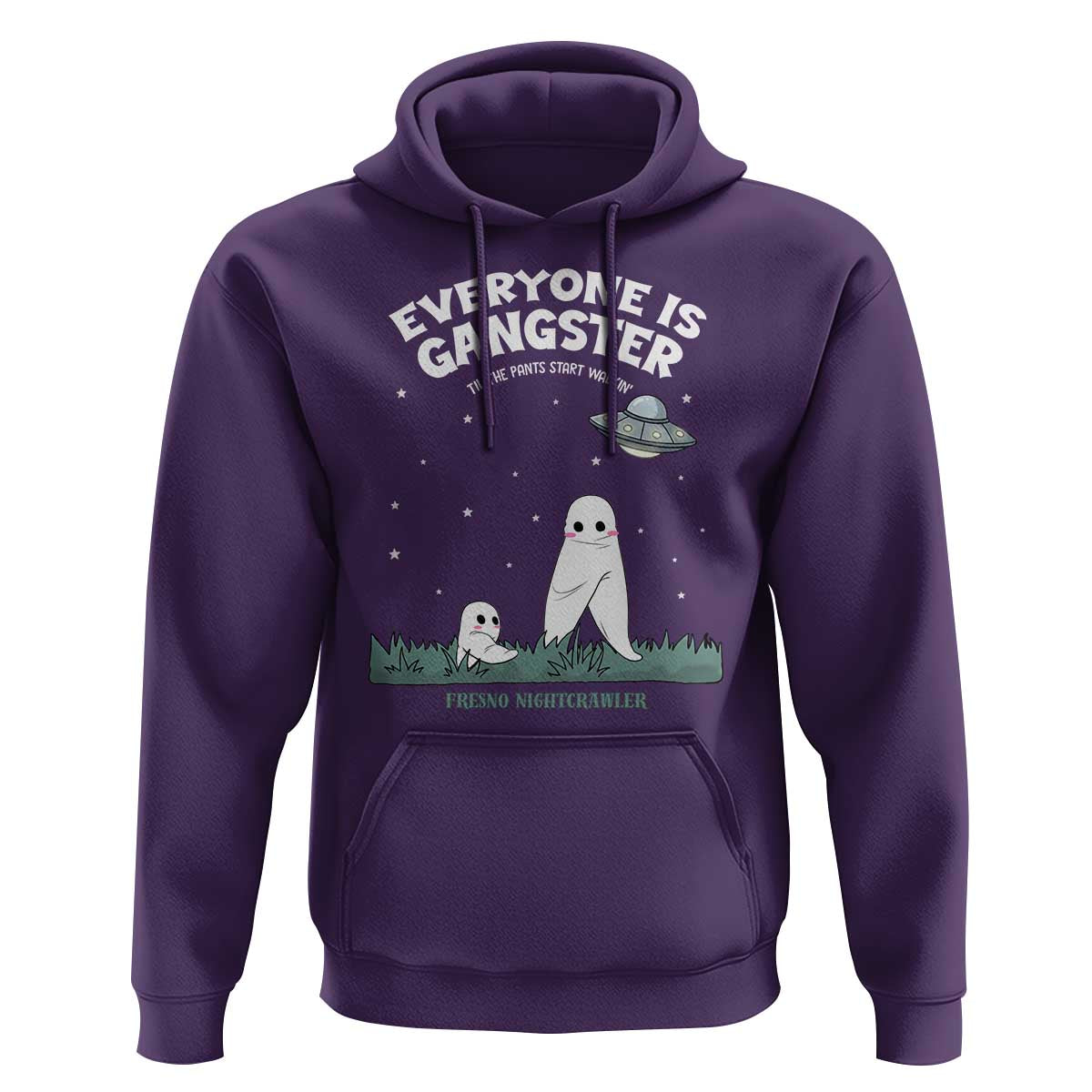 Gangster Til The Pants Start Walkin Nightcrawler Hoodie Funny Cryptid Hunter - Wonder Print Shop