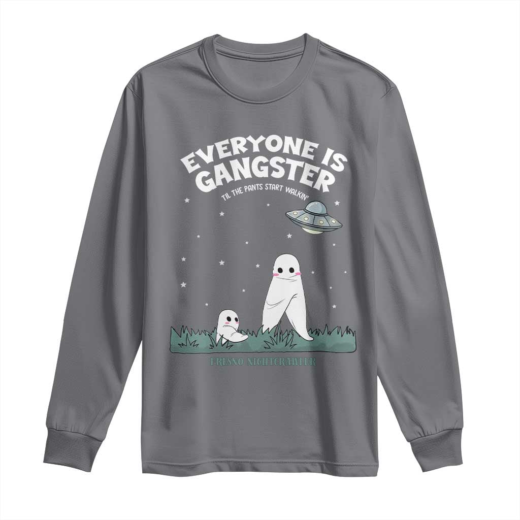 Gangster Til The Pants Start Walkin Nightcrawler Long Sleeve Shirt Funny Cryptid Hunter - Wonder Print Shop