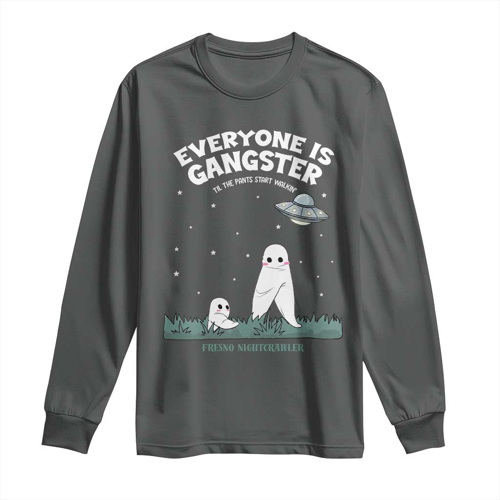 Gangster Til The Pants Start Walkin Nightcrawler Long Sleeve Shirt Funny Cryptid Hunter - Wonder Print Shop