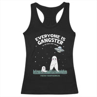 Gangster Til The Pants Start Walkin Nightcrawler Racerback Tank Top Funny Cryptid Hunter - Wonder Print Shop