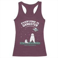 Gangster Til The Pants Start Walkin Nightcrawler Racerback Tank Top Funny Cryptid Hunter - Wonder Print Shop