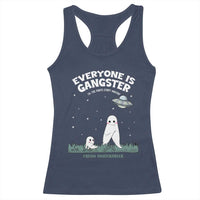 Gangster Til The Pants Start Walkin Nightcrawler Racerback Tank Top Funny Cryptid Hunter - Wonder Print Shop