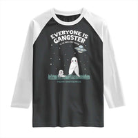 Gangster Til The Pants Start Walkin Nightcrawler Raglan Shirt Funny Cryptid Hunter - Wonder Print Shop