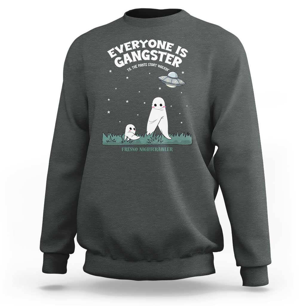 Gangster Til The Pants Start Walkin Nightcrawler Sweatshirt Funny Cryptid Hunter - Wonder Print Shop
