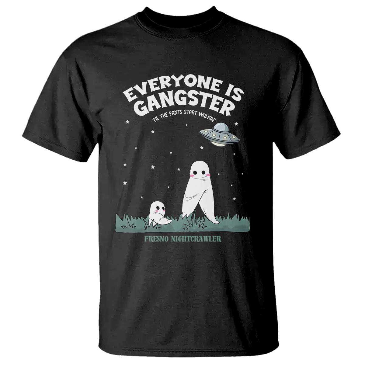 Gangster Til The Pants Start Walkin Nightcrawler T Shirt Funny Cryptid Hunter - Wonder Print Shop