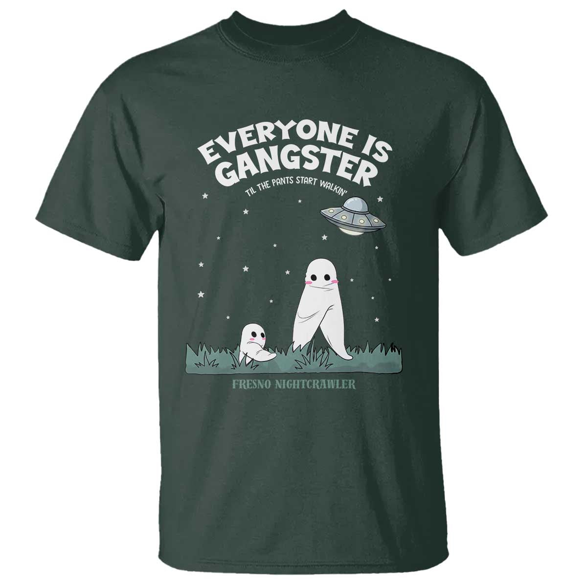 Gangster Til The Pants Start Walkin Nightcrawler T Shirt Funny Cryptid Hunter - Wonder Print Shop