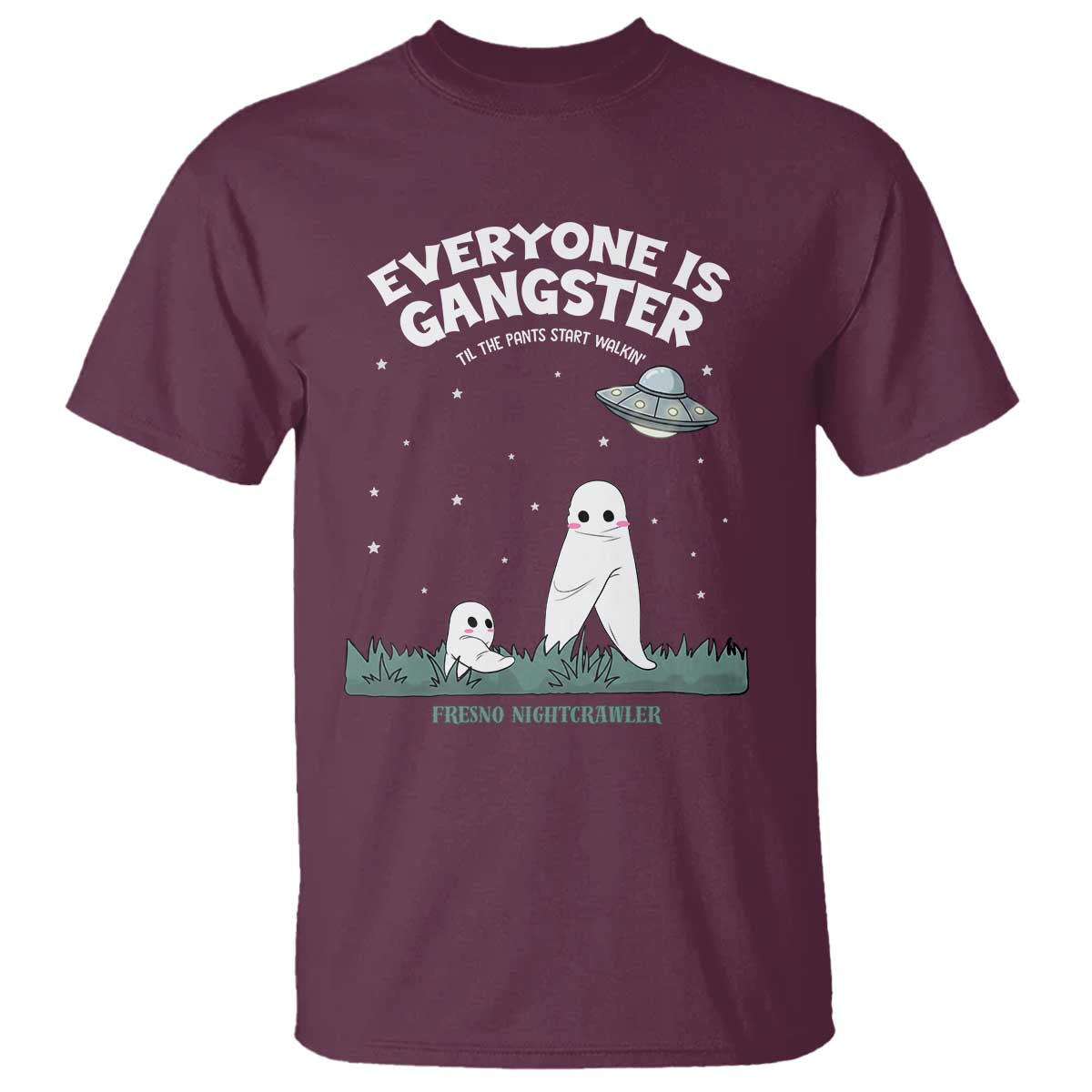 Gangster Til The Pants Start Walkin Nightcrawler T Shirt Funny Cryptid Hunter - Wonder Print Shop