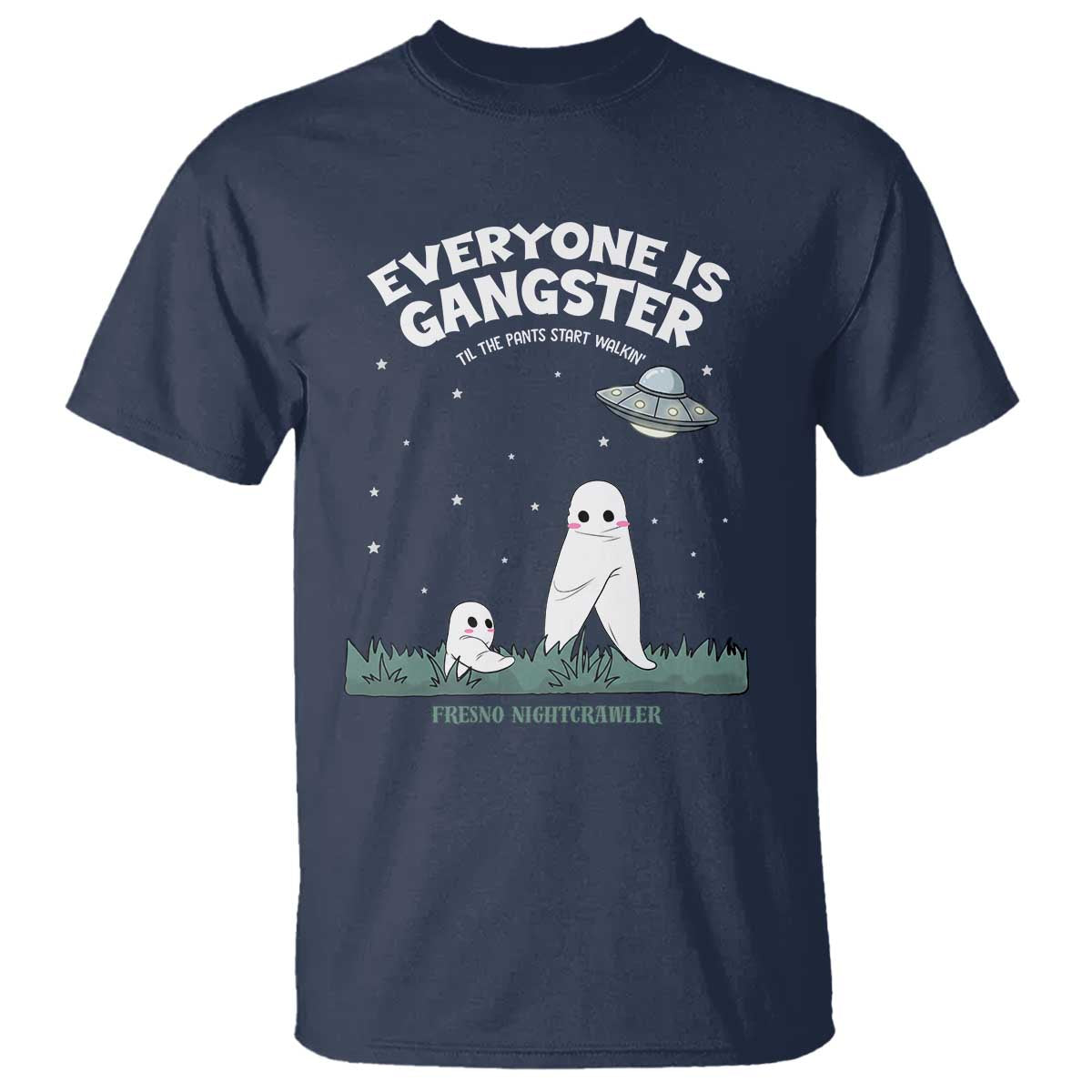 Gangster Til The Pants Start Walkin Nightcrawler T Shirt Funny Cryptid Hunter - Wonder Print Shop