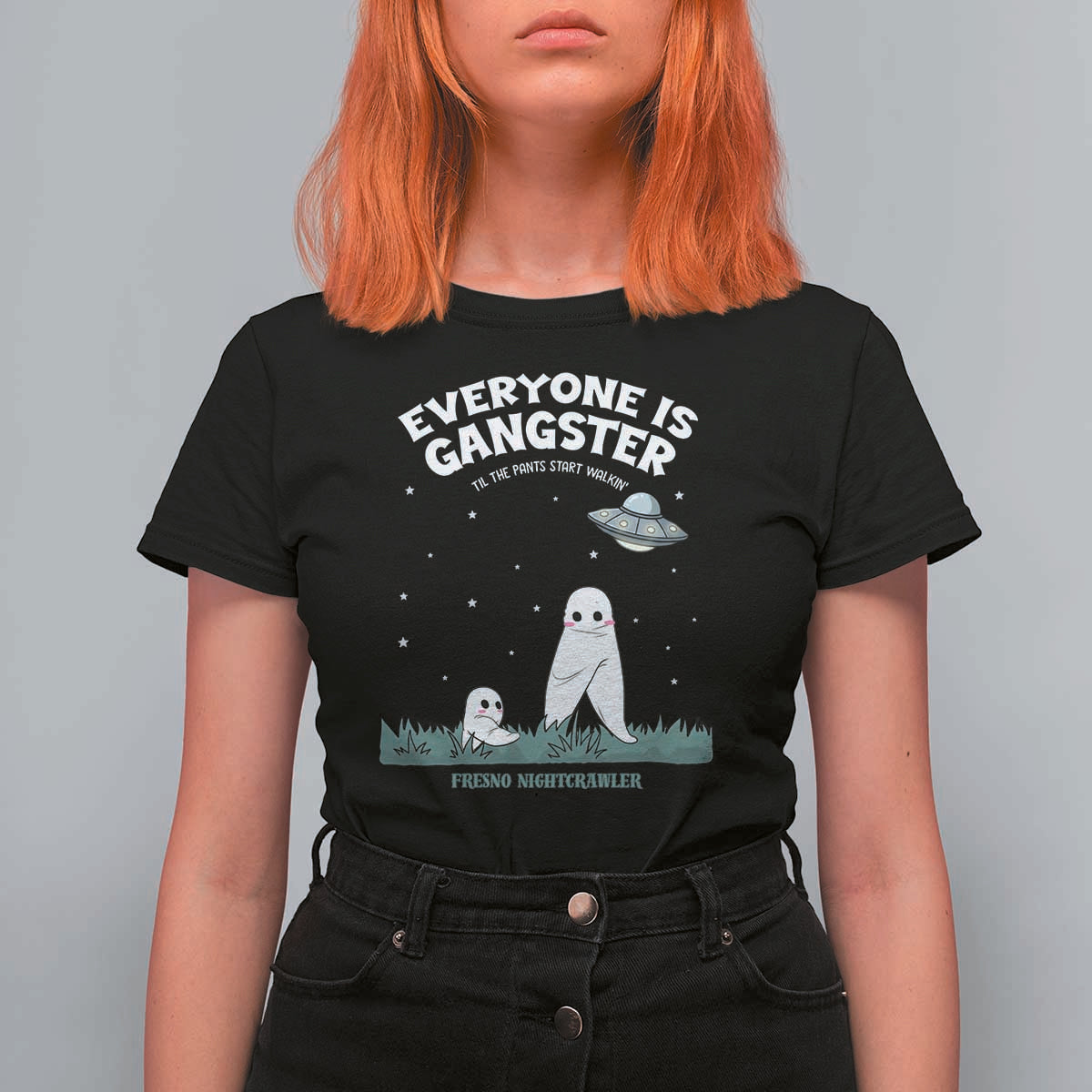 Gangster Til The Pants Start Walkin Nightcrawler T Shirt For Women Funny Cryptid Hunter - Wonder Print Shop